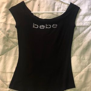Bebe off the shoulder top